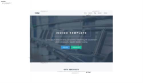 قالب وب سایت Indigo