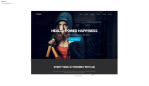 قالب وب سایت Fitness