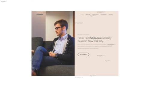 قالب وب سایت Stimulus قالب وب سایت Stimulus