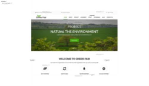 قالب وب سایت GreenFair