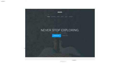 قالب وب سایت Shape قالب وب سایت Shape