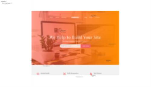 قالب وب سایت Orange