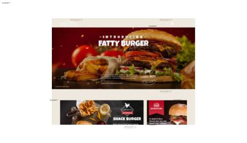 قالب وب سایت Burger قالب وب سایت Burger