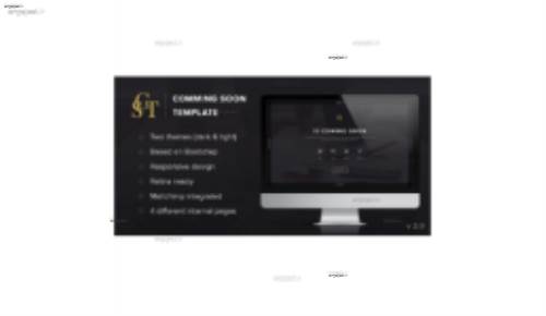 دانلود قالب HTML صفحه به زودی CST