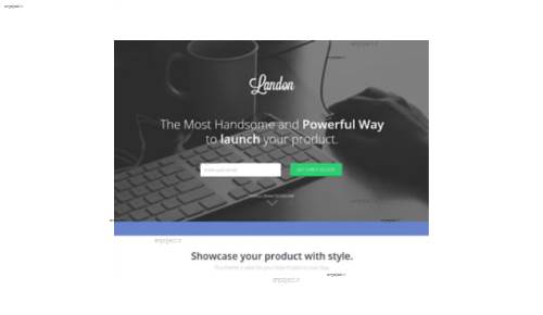 قالب وب سایت Landon 