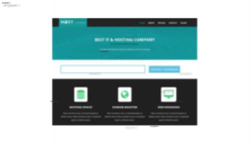 قالب وب سایت IT Host 