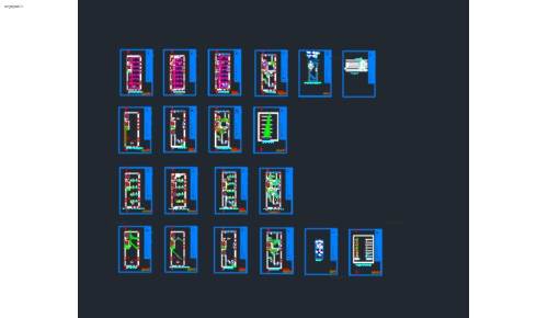 نقشه های تاسیسات مکانیکی یک پروژه تجاری با 2000 مترمربع زیربنا نقشه های تاسیسات مکانیکی یک پروژه تجاری با 2000 مترمربع زیربنا