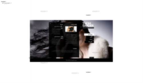 قالب شخص و نمونه کار Thomsander فارسی برای وردپرس