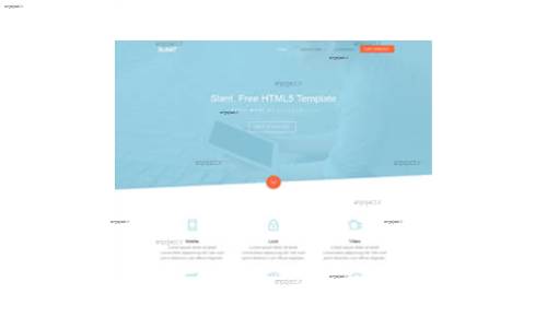 قالب وب سایت Slant 