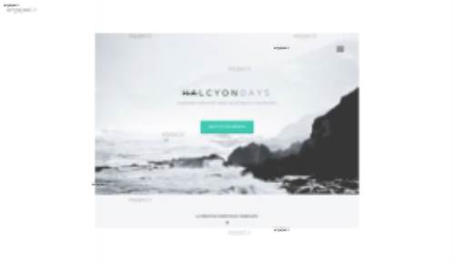 قالب وب سایت Halcyon Days 