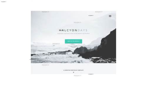 قالب وب سایت Halcyon Days 