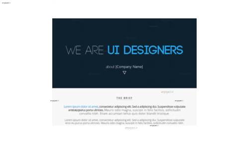 قالب وب سایت Scrolled  قالب وب سایت Scrolled