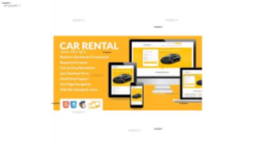 دانلود قالب اجاره خودرو Car Rental به صورت HTML