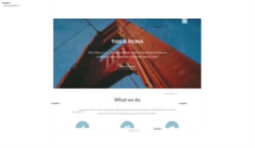 قالب وب سایت Riona 
