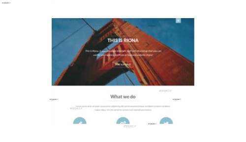 قالب وب سایت Riona  قالب وب سایت Riona