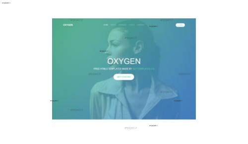قالب وب سایت Oxygen 