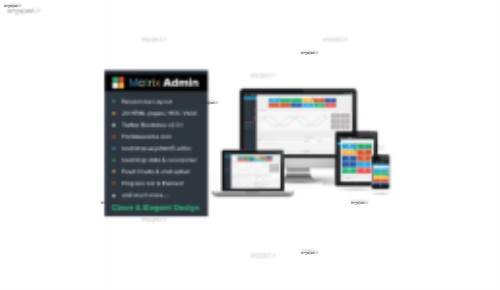 قالب HTML مدیریت وب سایت Matrix Admin