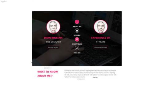 قالب وب سایت Mera  قالب وب سایت Mera