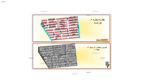 نقشه اتوکد منطقه 14 تهران