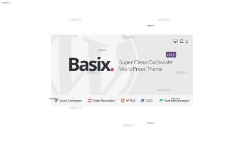 دانلود پوسته شرکتی باسیکس Basix فارسی نسخه 1.1.5 برای وردپرس