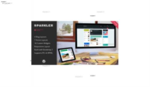 دانلود قالب مجله خبری Sparkler برای وردپرس