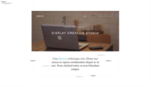 قالب وب سایت Display 