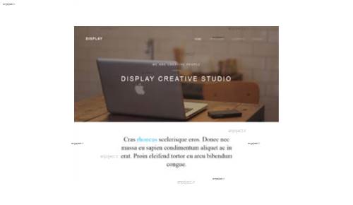 قالب وب سایت Display 