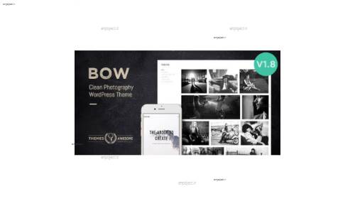 قالب استودیوی نمونه کار عکاسی Bow برای وردپرس قالب استودیوی نمونه کار عکاسی Bow برای وردپرس