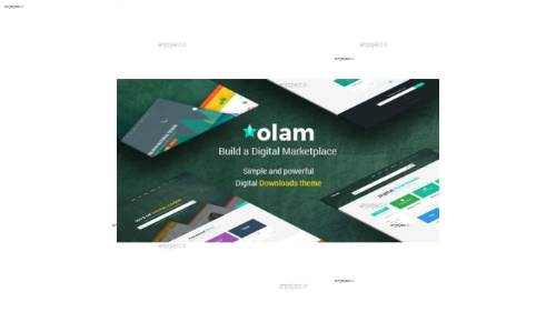 قالب فارسی فروشگاه فایل Olam برای وردپرس قالب فارسی فروشگاه فایل Olam برای وردپرس