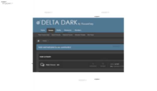 دانلود قالب Delta Dark برای زنفورو