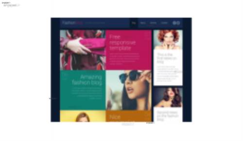 قالب وب سایت Fashion Blog 