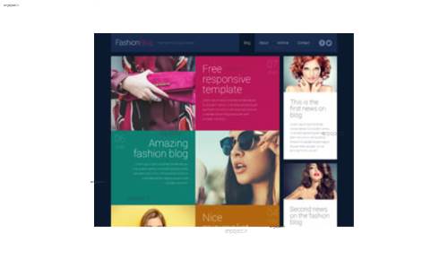 قالب وب سایت Fashion Blog  قالب وب سایت Fashion Blog