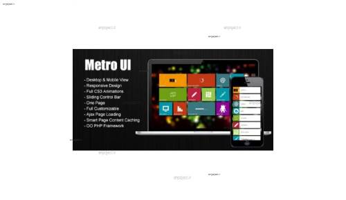 دانلود صفحه زیبا به سبک مترو Metro UI دانلود صفحه زیبا به سبک مترو Metro UI