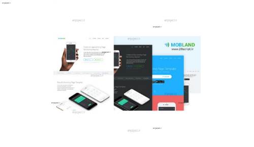 قالب معرفی اپلیکیشن موبایل Mobland به صورت HTML قالب معرفی اپلیکیشن موبایل Mobland به صورت HTML