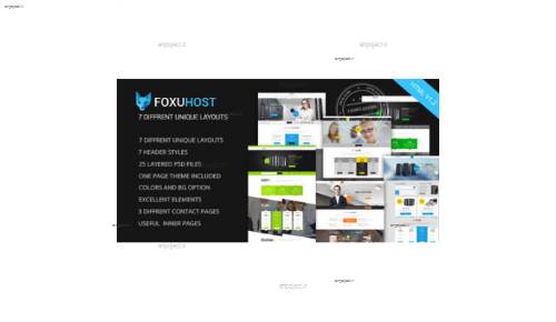 دانلود قالب وب هاستینگ Foxuhost به صورت HTML
