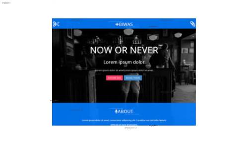 قالب وب سایت Biwas  قالب وب سایت Biwas