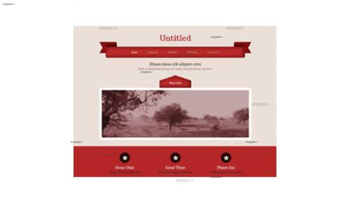 قالب وب سایت HTML 22 