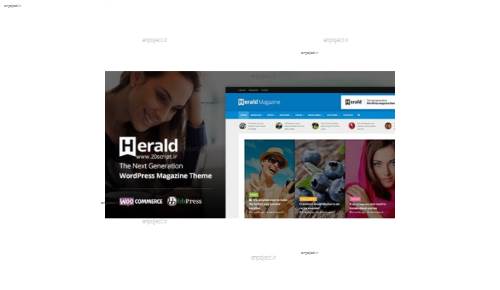 پوسته مجله خبری Herald برای وردپرس
