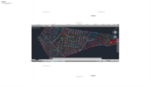 نقشه اتوکد منطقه 8 تهران