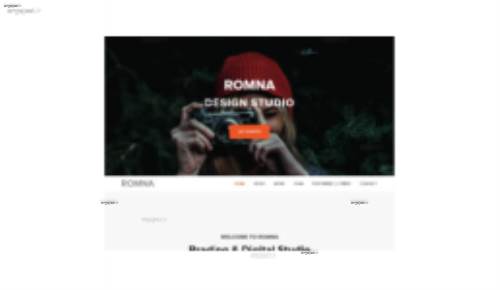 قالب وب سایت Romna 