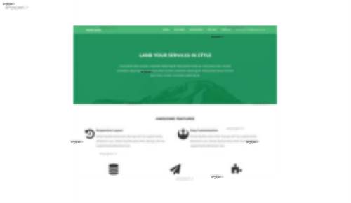 قالب وب سایت Landing Page 