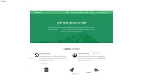 قالب وب سایت Landing Page 