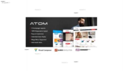 دانلود قالب وردپرسی و چندمنظوره Atom فارسی نسخه 1.0.4