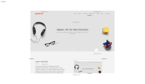 قالب وب سایت Graxpo 