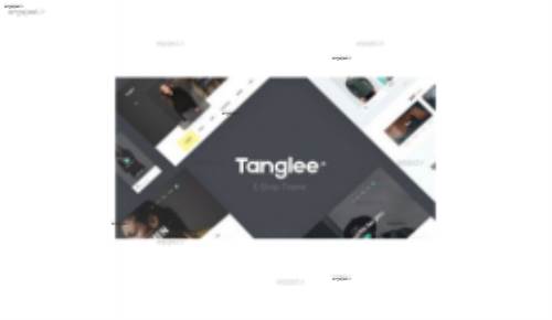 دانلود قالب لایه باز سایت فروشگاهی Tanglee
