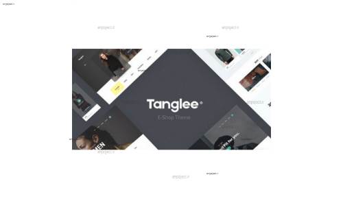 دانلود قالب لایه باز سایت فروشگاهی Tanglee