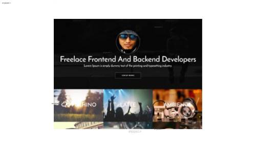 قالب وب سایت Personal 