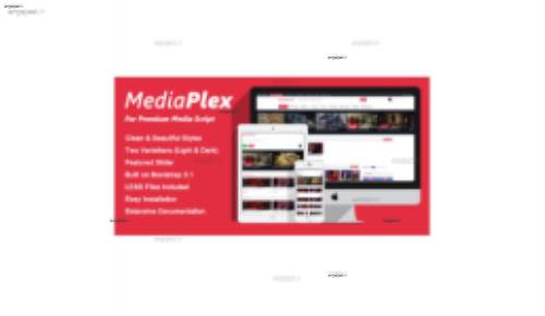 دانلود پوسته MediaPlex برای اسکریپت Premium Media Script