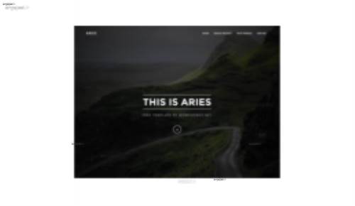 قالب وب سایت Aries v1.0 