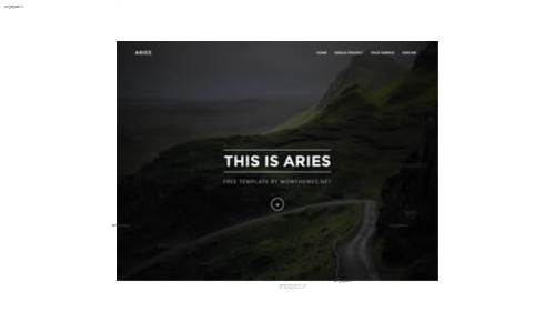 قالب وب سایت Aries v1.0  قالب وب سایت Aries v1.0